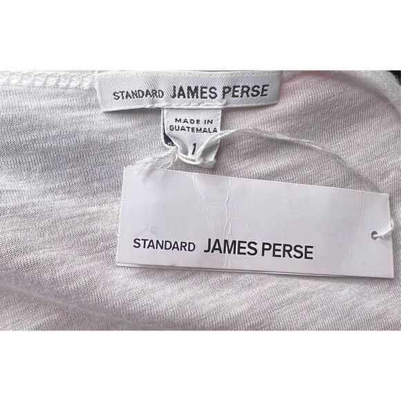 James Perse White Short Sleeve Cotton Dress NWT Size 1 Small - Picture 5 of 6